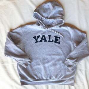 Yale University Grey Pullover Hoodie Size L